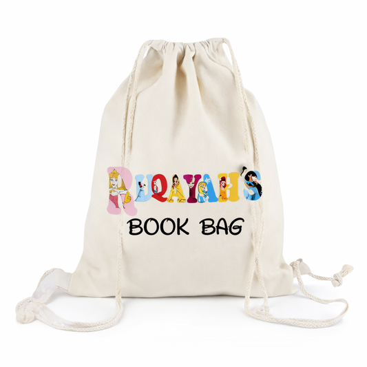 Personalized Library Book Bag