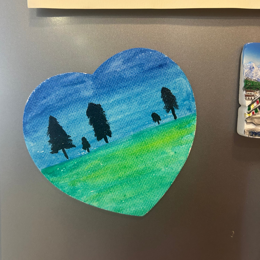 Paint Your Own Canvas Magnets - Creative Art Kit for Kids