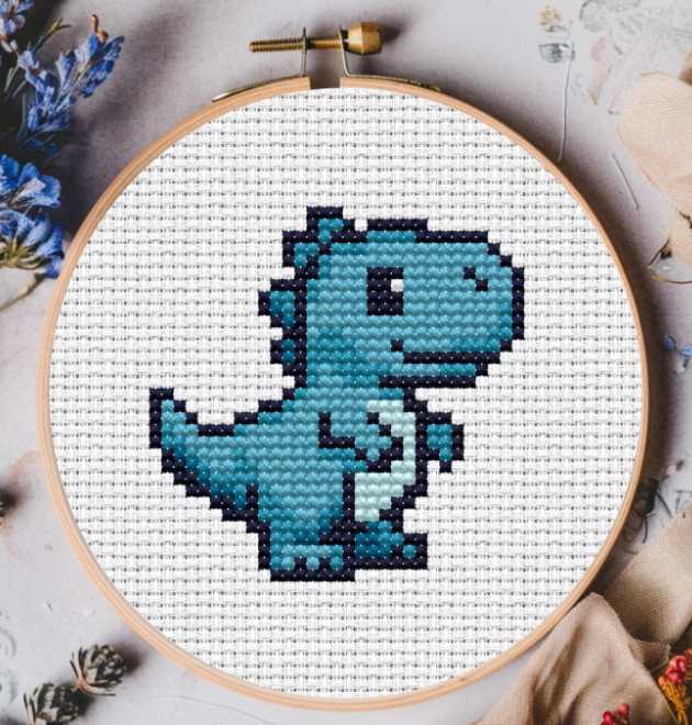 Beginner Cross-Stitch Kit | Relaxing DIY Craft for Teens & Adults