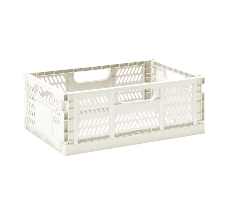collapsible crate box, stackable foldable crates