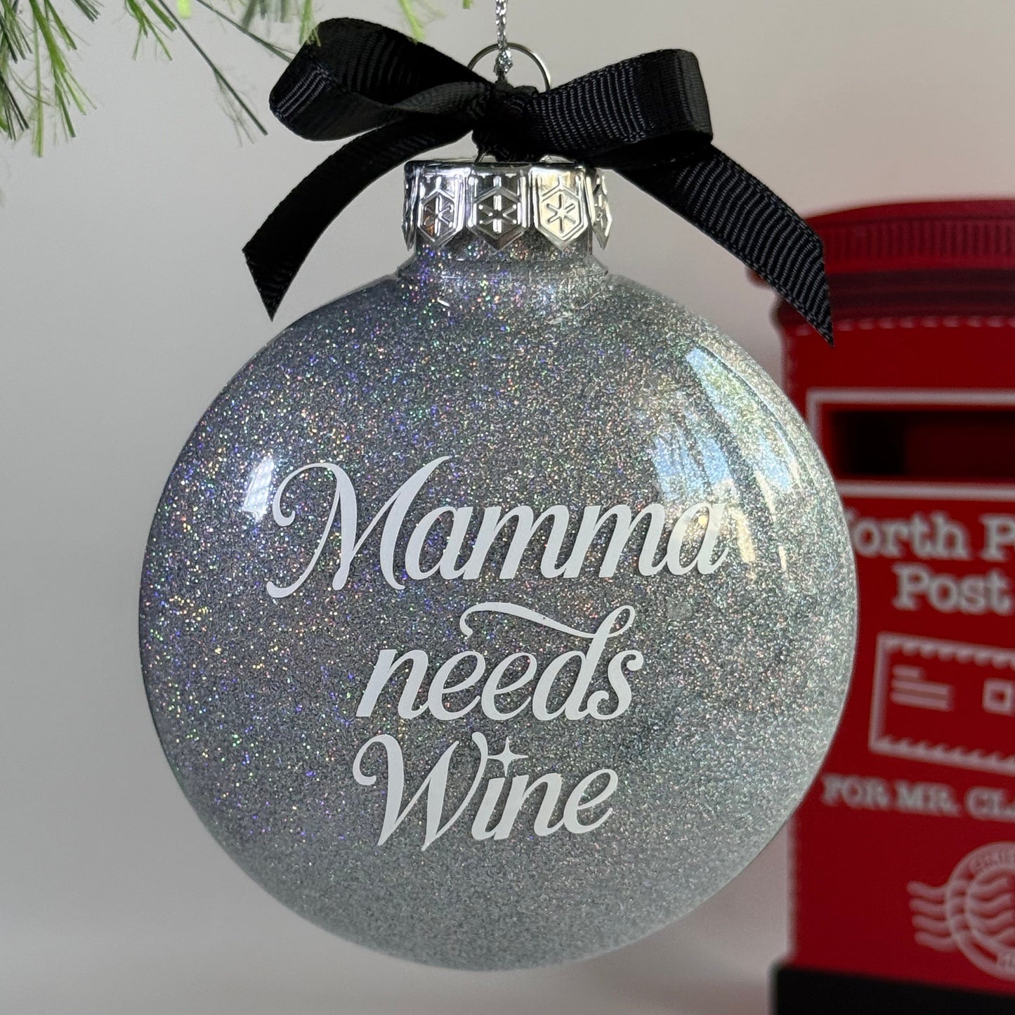 ๐ Naughty Christmas Baubles โ Funny Glitter Ornaments
