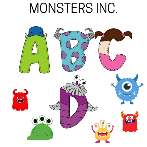 kids book bag monster