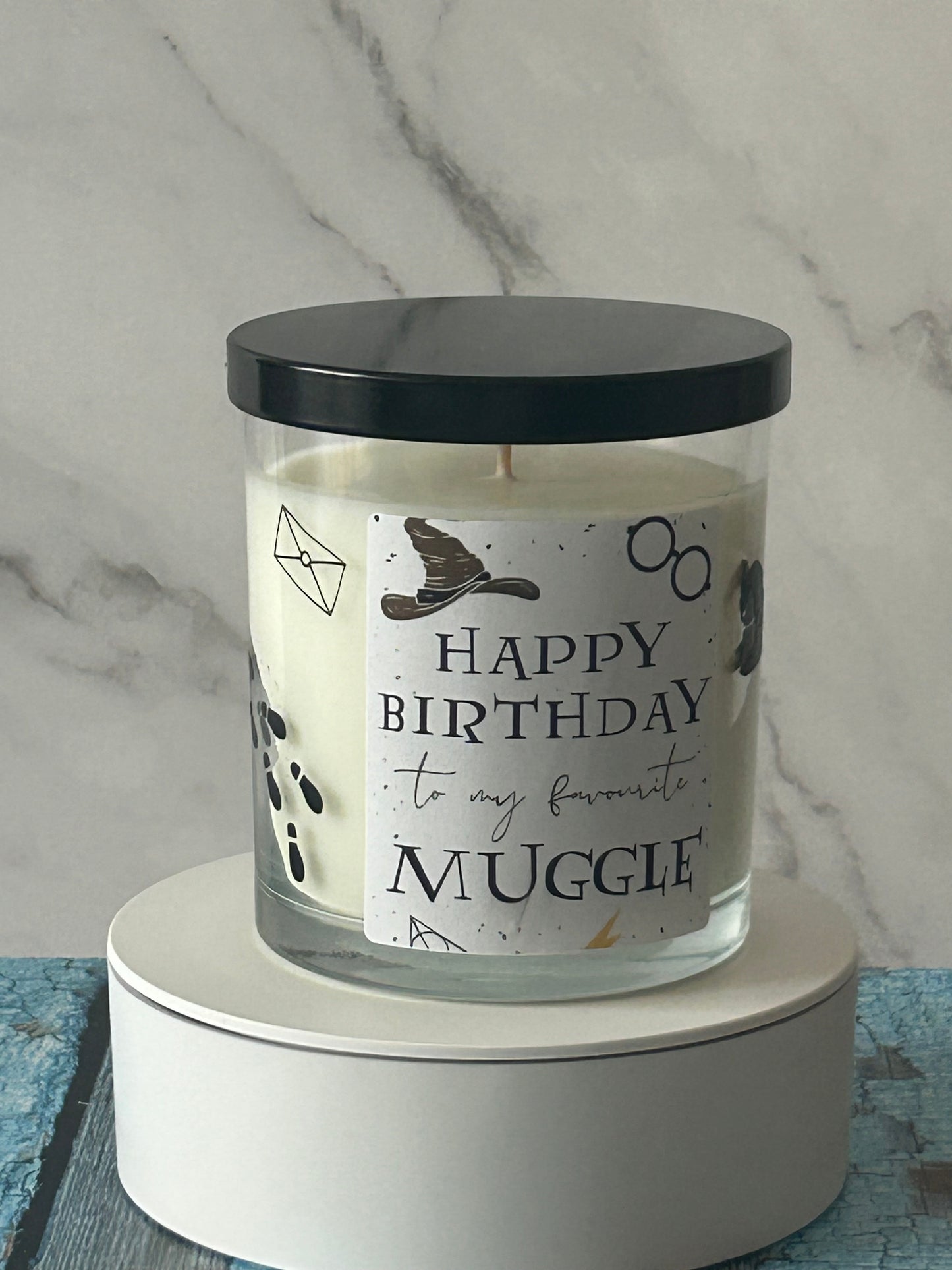 happy birthday muggle candle