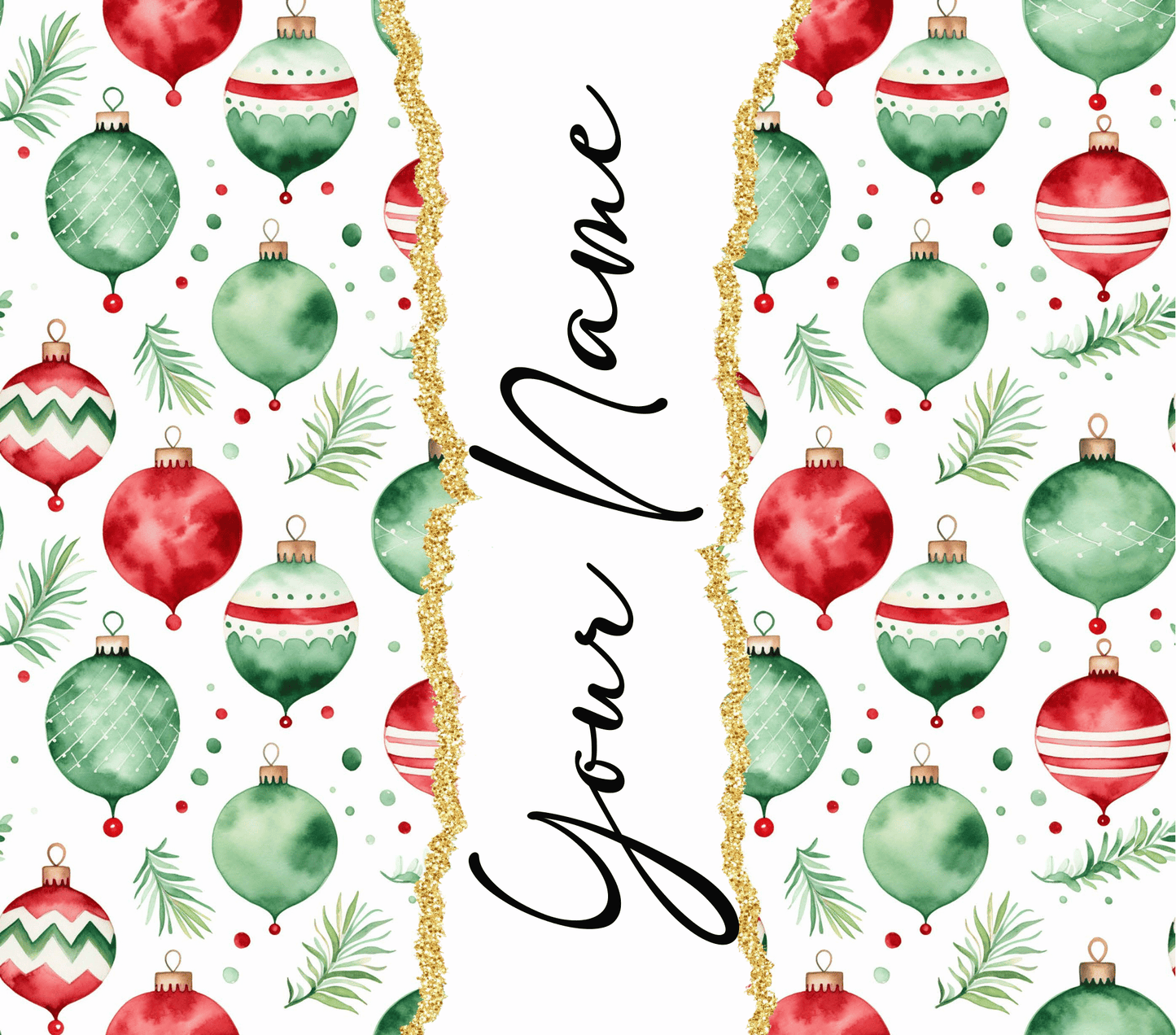 Christmas Sip & Go - 20oz Personalized Insulated Drink Bottle