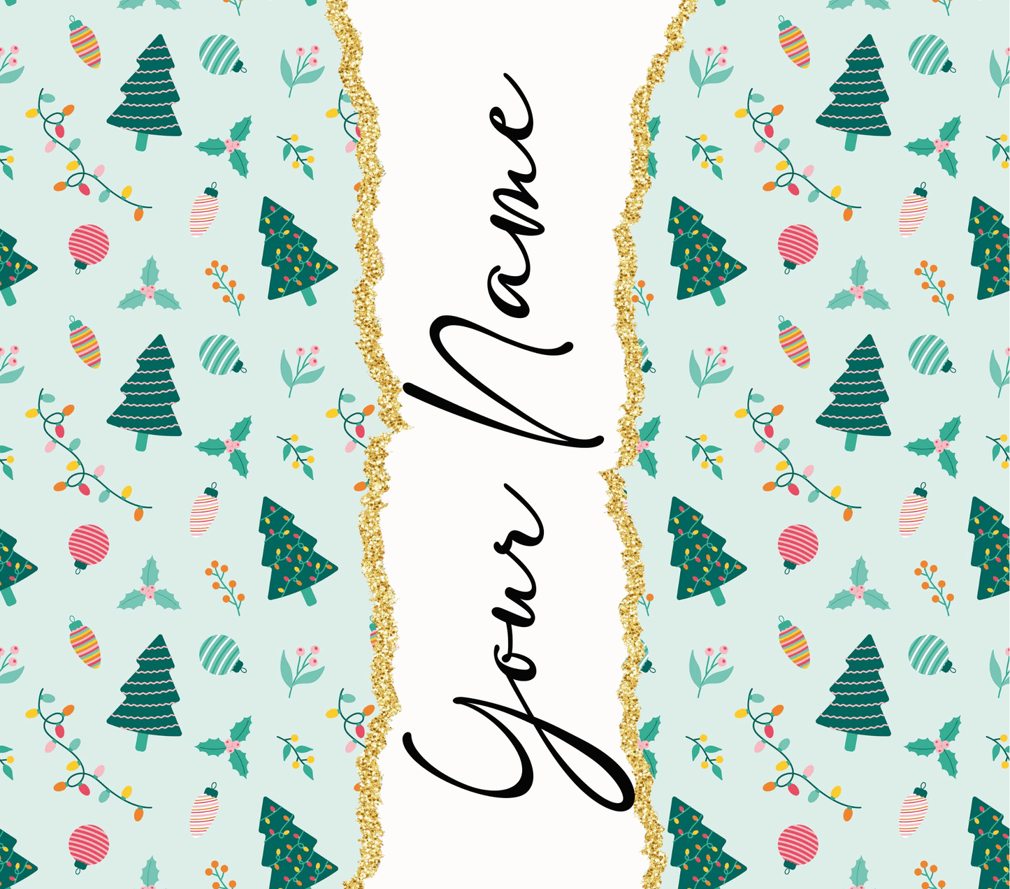 Christmas Sip & Go - 20oz Personalized Insulated Drink Bottle