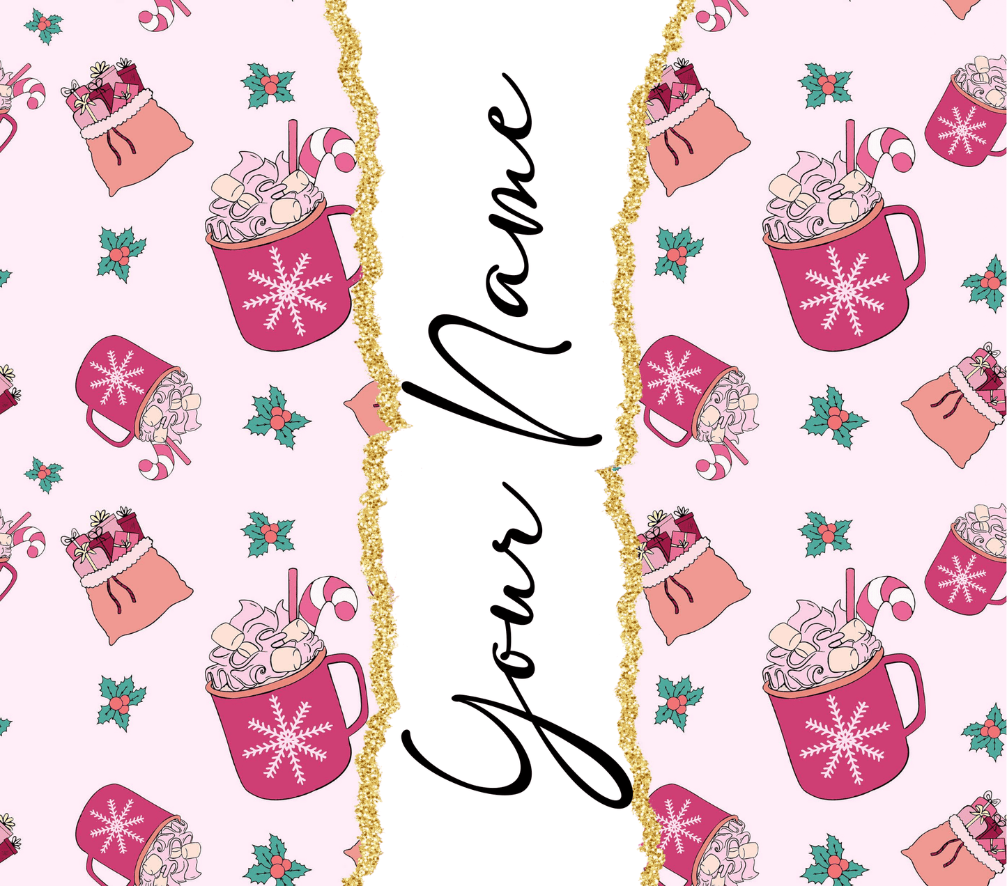 Christmas Sip & Go - 20oz Personalized Insulated Drink Bottle