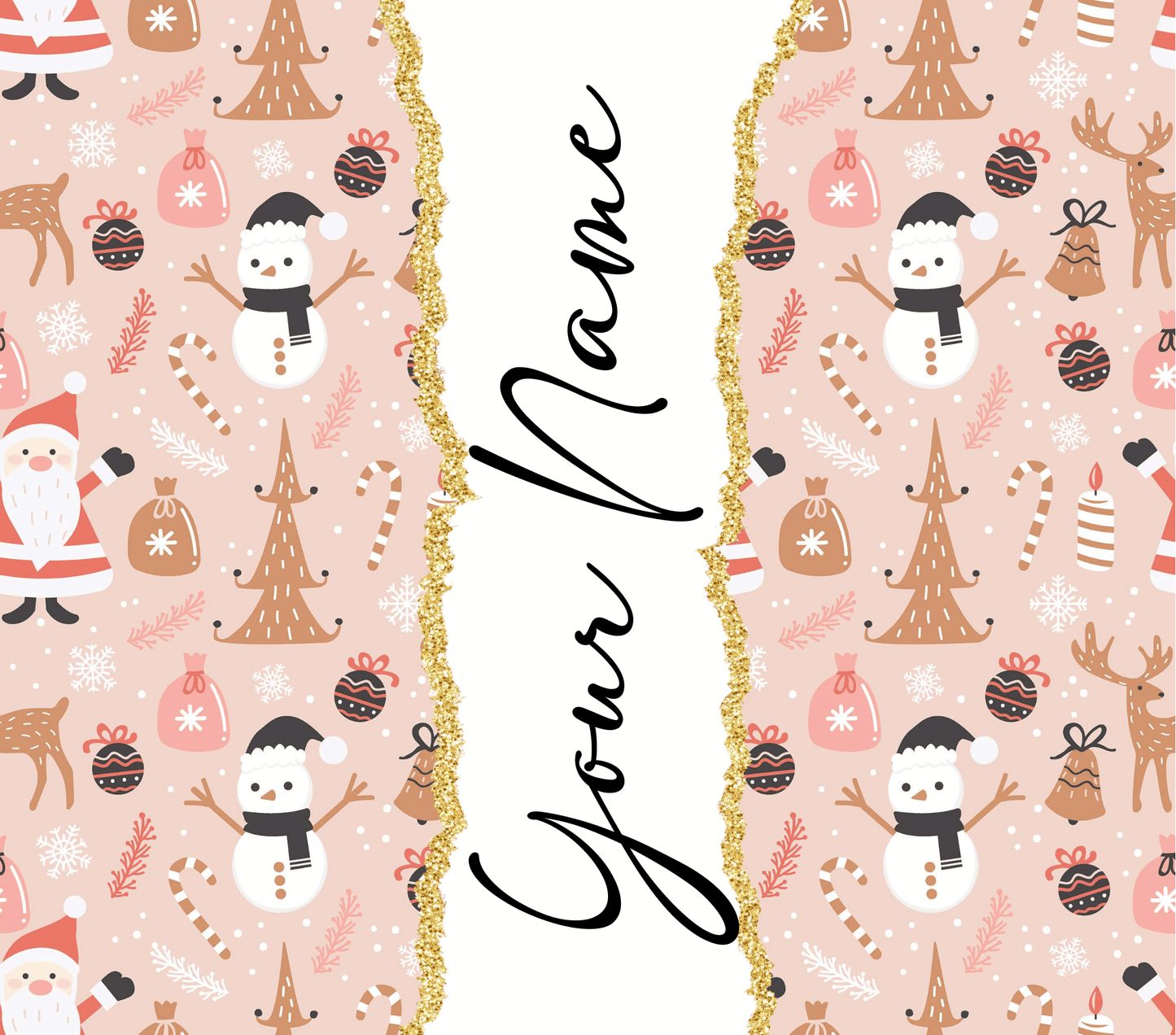 Christmas Sip & Go - 20oz Personalized Insulated Drink Bottle