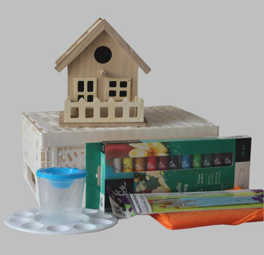 Acrylic Big Birdhouse Crate