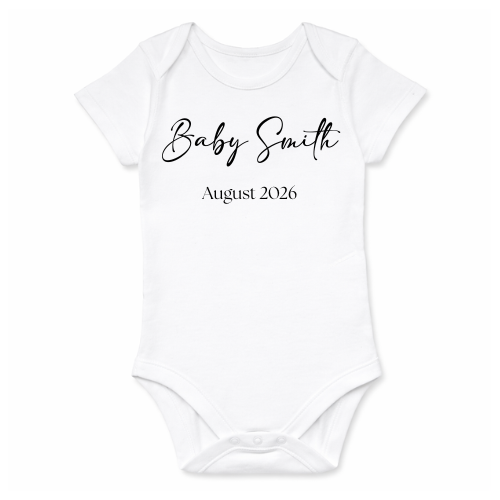 Custom Personalized Baby Bodysuit