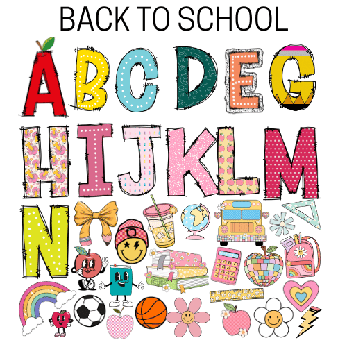 school theme book bag
