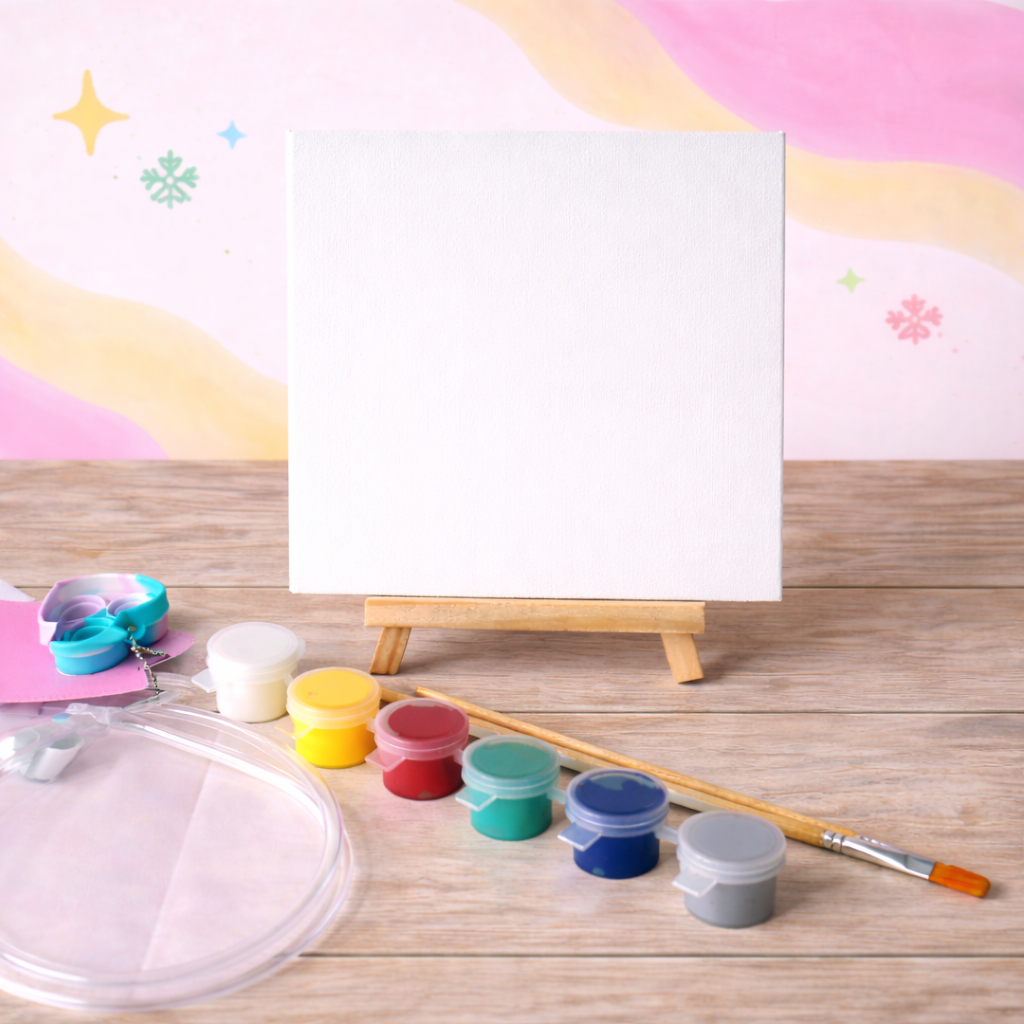 Little Picasso's Easel & Paint Kit