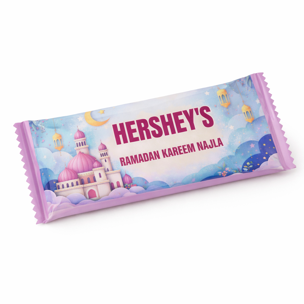 Personalized Ramadan or Eid Hershey’s Chocolate Bar