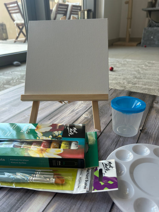 Little Picasso's Easel & Paint Kit