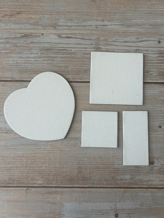 Paint Your Own Canvas Magnets - Creative Art Kit for Kids