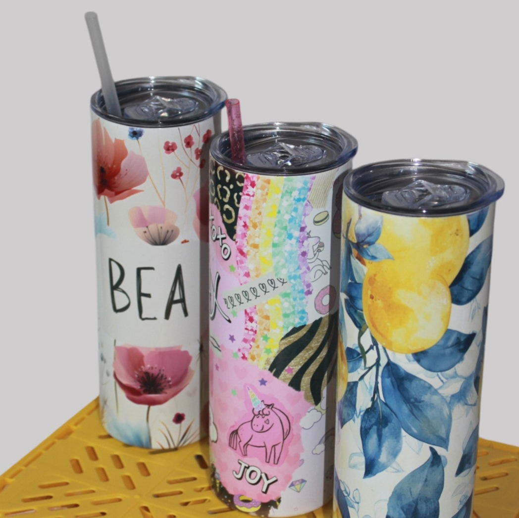 Self-Care Gift Box For Her - Personalized Tumbler, Tote & Keychain