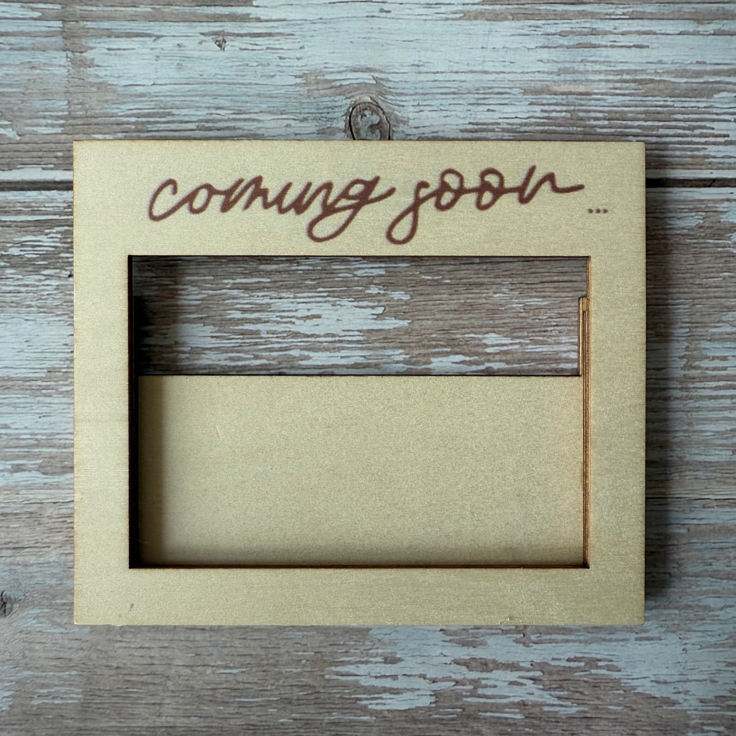 baby announcement frame