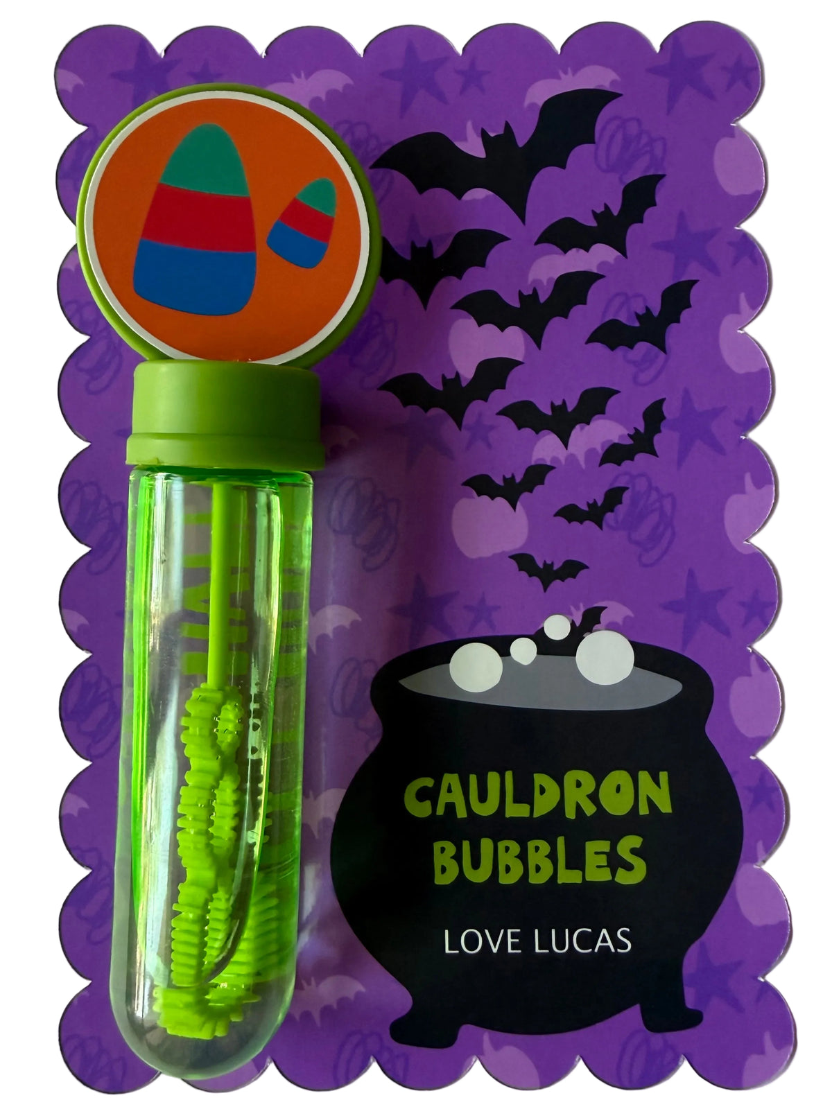 Halloween Bubble Card