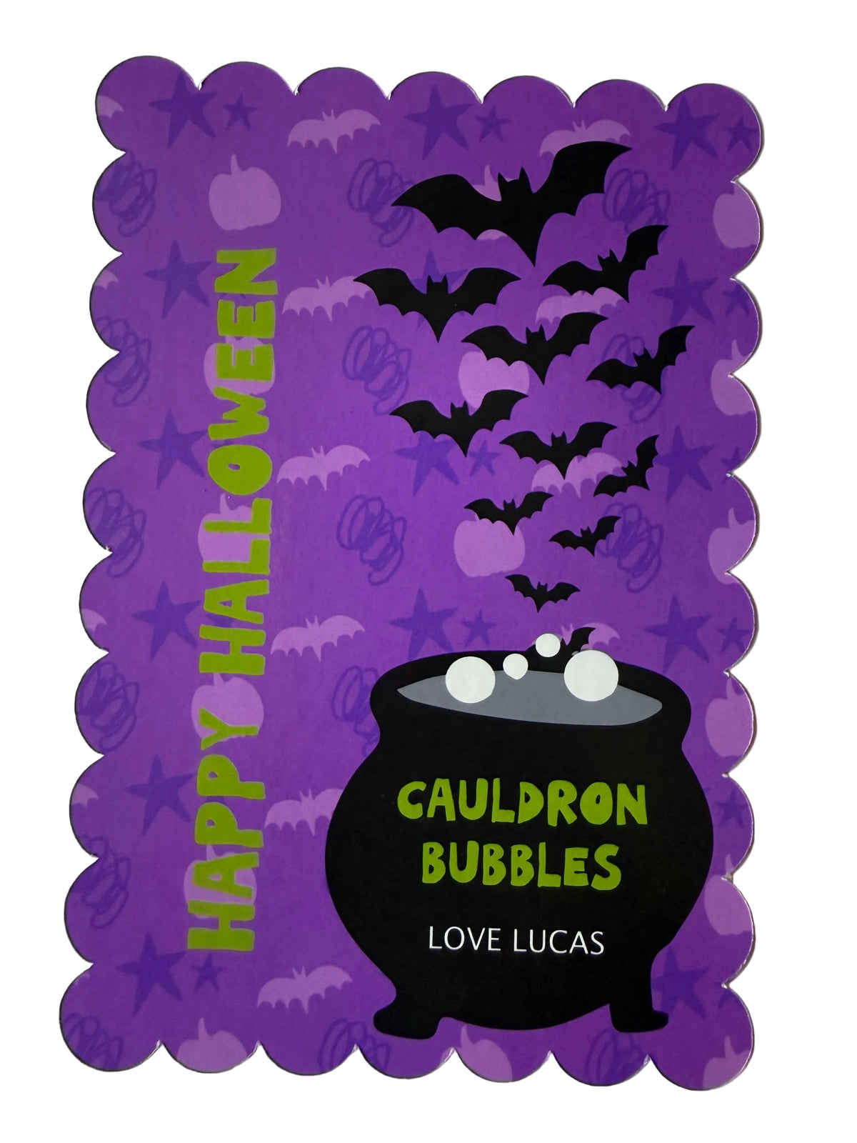 Halloween Bubble Card