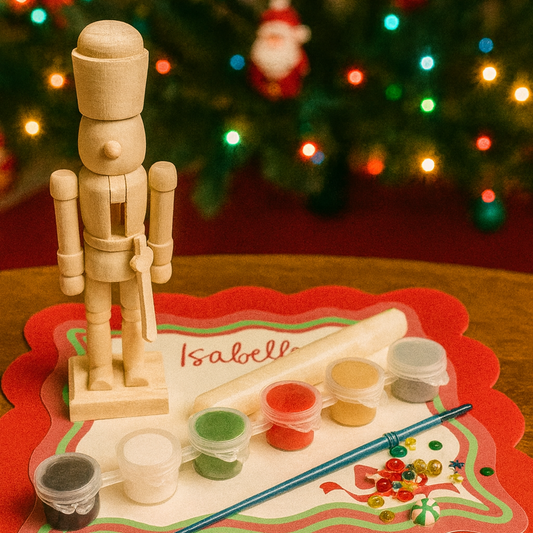 🎨 DIY Christmas Nutcracker Painting