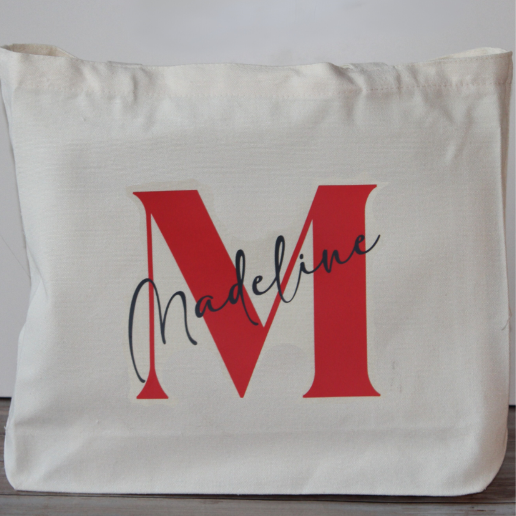 name tote bag