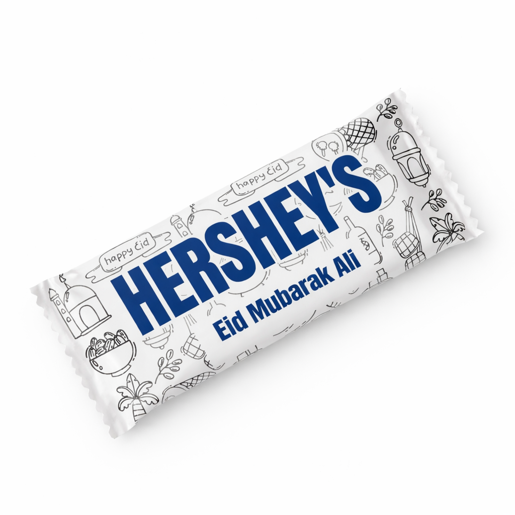 Personalized Ramadan or Eid Hershey’s Chocolate Bar