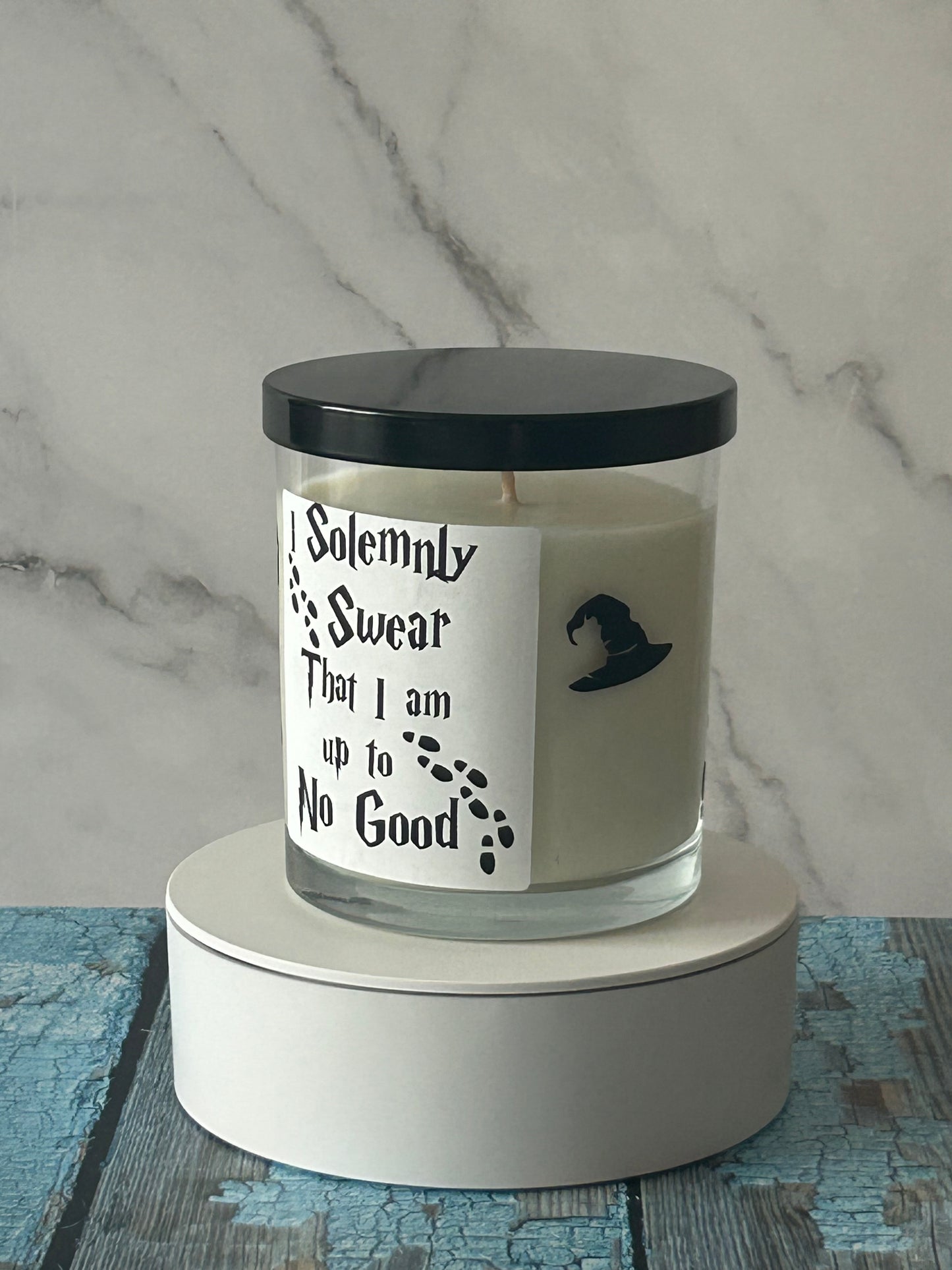 harry potter inspired candle